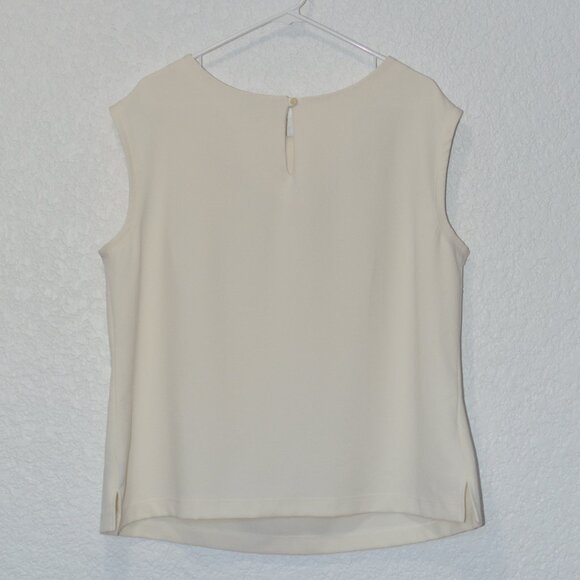 Womens Worthington White Tank Size XL (97% polyester/3% spandex) - Picture 2 of 3